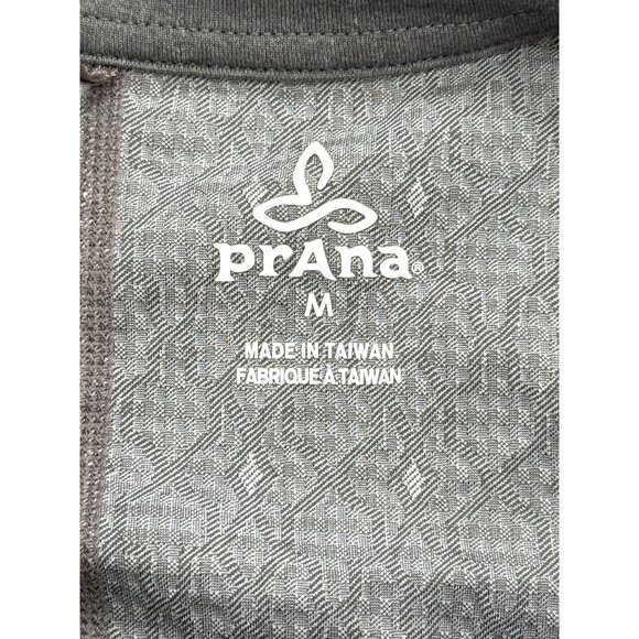 Prana Reeve Jacquard Performance Jacket Gray Full-Zip Womens Size M - Picture 4 of 7